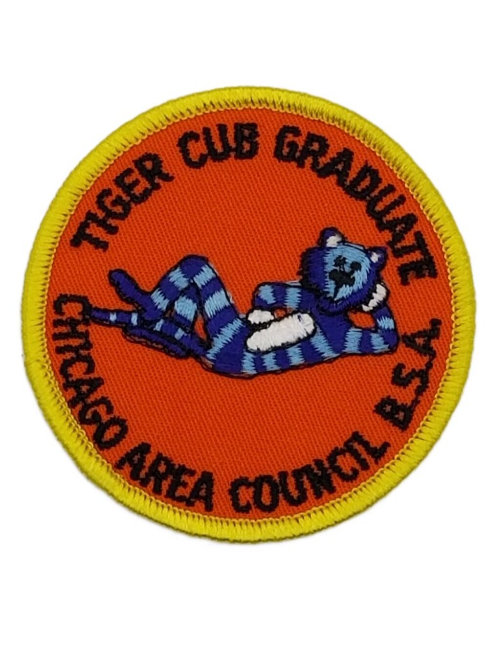 Tiger Cub Graduate Chicago Area Council BSA Boy Scout Patch New 3 Inch Round